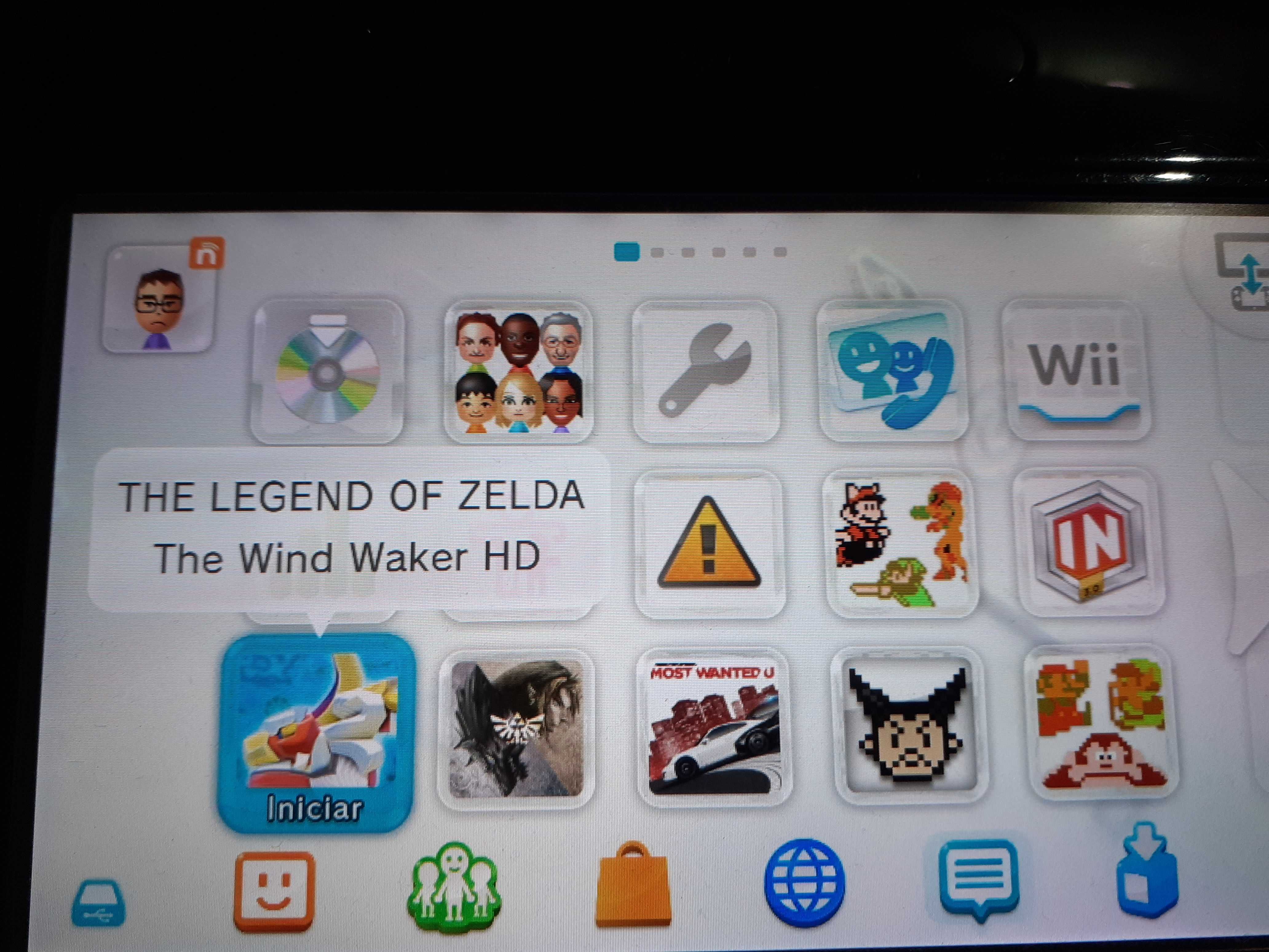 Wii u versão 32Gb HD com 15 jogos