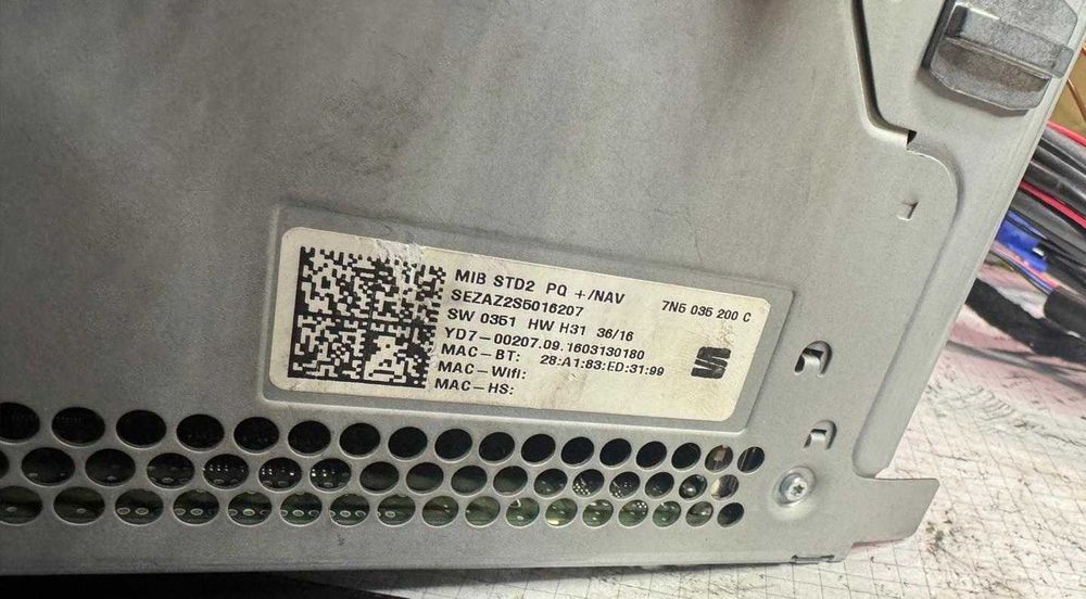 Nawigacja Radio Navi MIB2 Seat 7n5035.200C