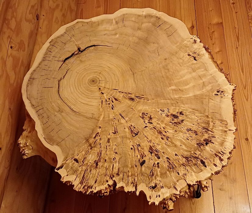 Stolik ręcznie wykonany topola czeczot