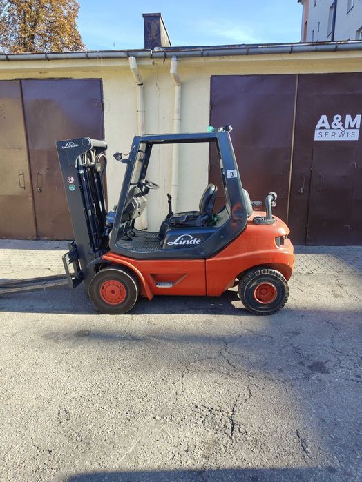 LINDE H25D triplex , pół kabina diesel sprawny gotowy do pracy