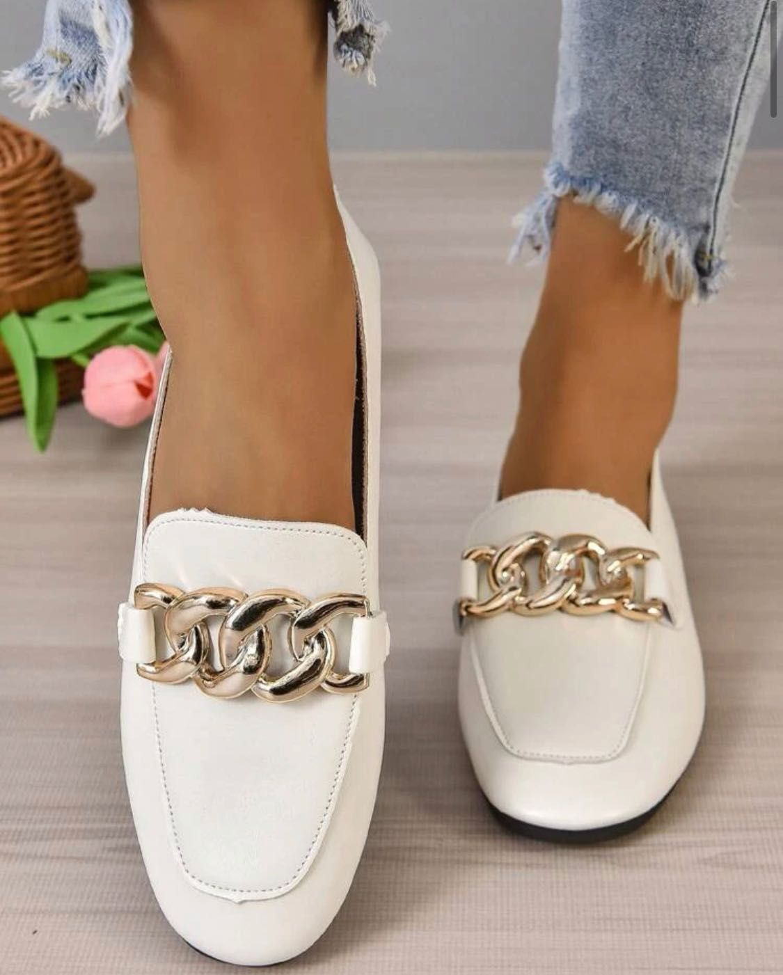 Sapatos brancos para senhora