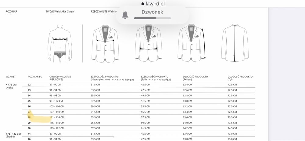 Garnitur nowy Lavard na 175 cm