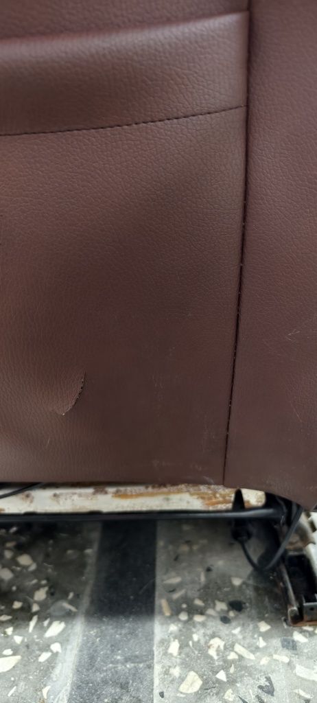 Fotel Opel Astra H GTC Twintop, brązowa skóra, grzanie