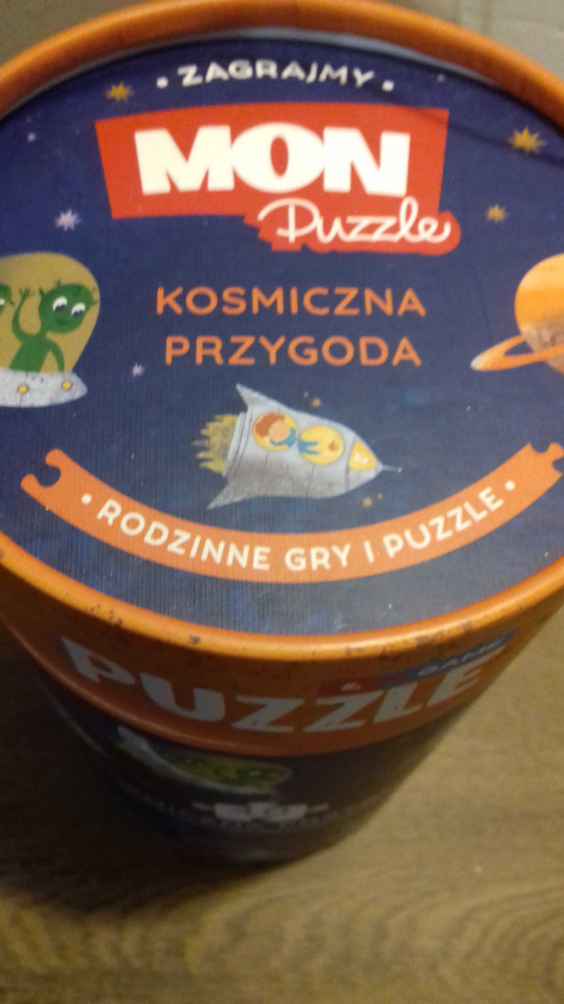 Puzzle MON + karty z zadaniami i naklejkami Kosmiczna przygoda, Tuba