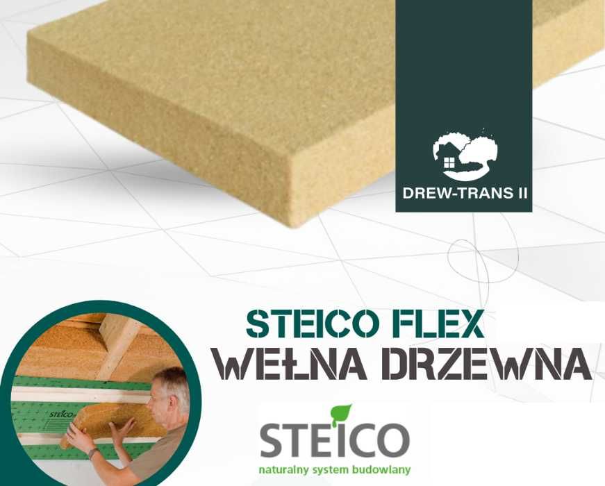 Wełna drzewna 40mm termoizolacja dachów ścian stropów Steico Flex 038