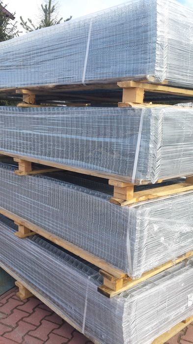 Panele ogrodzeniowe 1,23 h , 5 mm ocynk+kolor  PRODUCENT