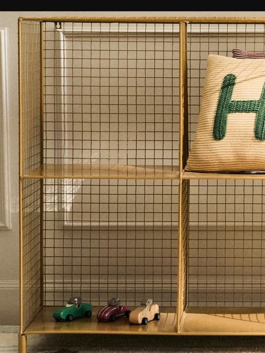 NOWY regał metalowy Zara Home musztardowy