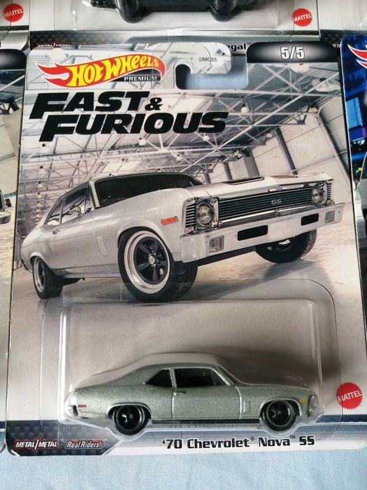 hot wheels premium coleção completa Fast & Furious novos