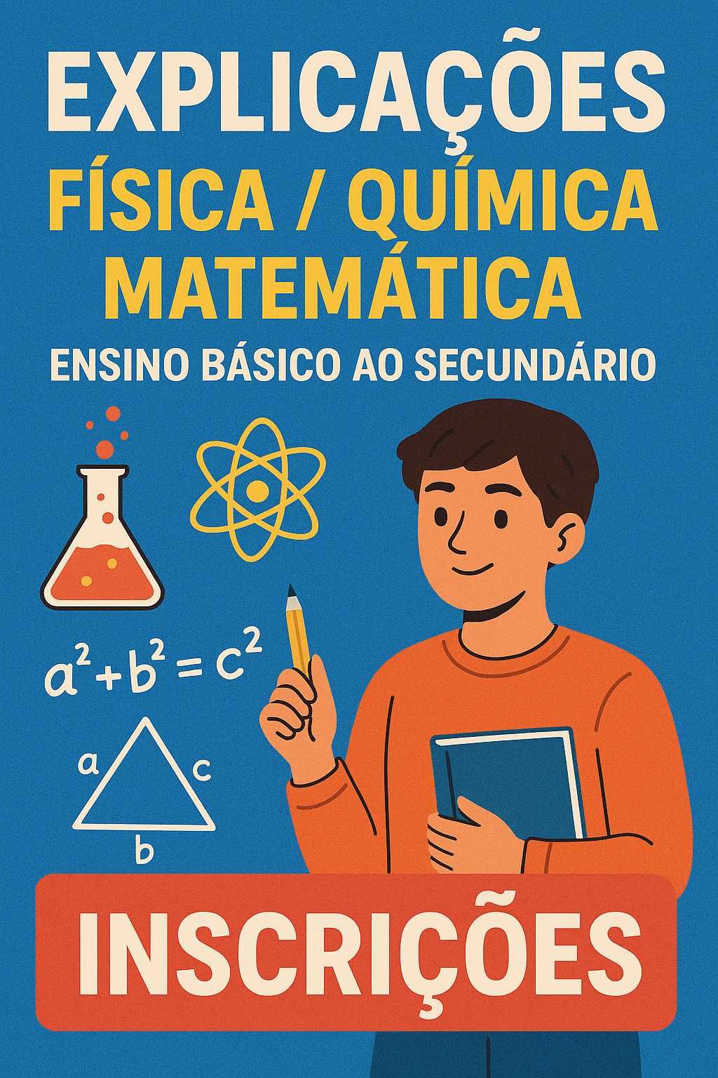 Explicações de matemática e Física/Química, ensino Básico e Secundário
