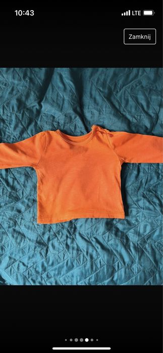 5 bluzeczek dla chłopca 68 cm