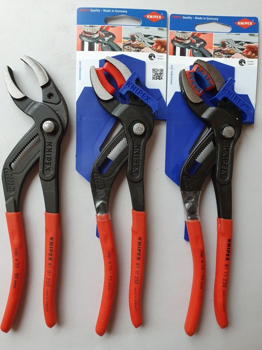 Клещи трубные захватные для сифонов Кnipex 81 01 250.kNIPEX 81 11 250