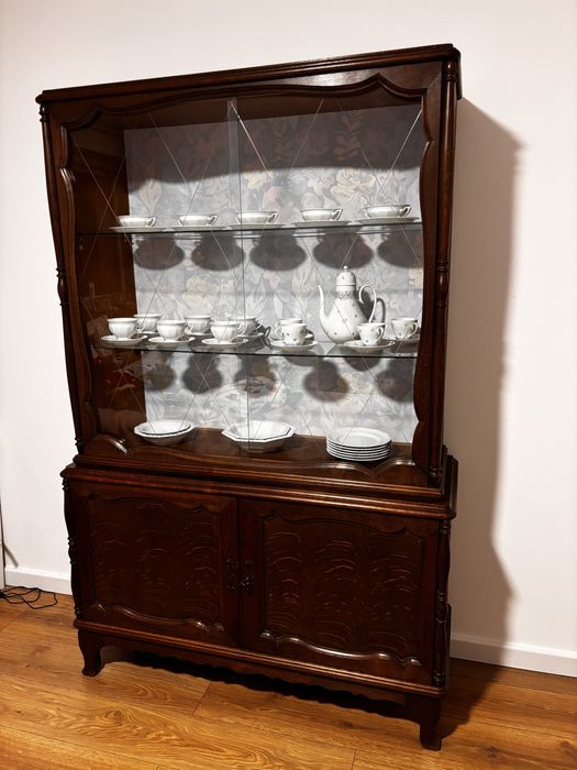 Witryna drewniana przeszklona