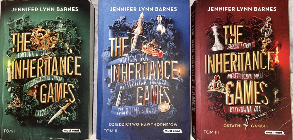 Pakiet the inheritance Games tomy 1-3