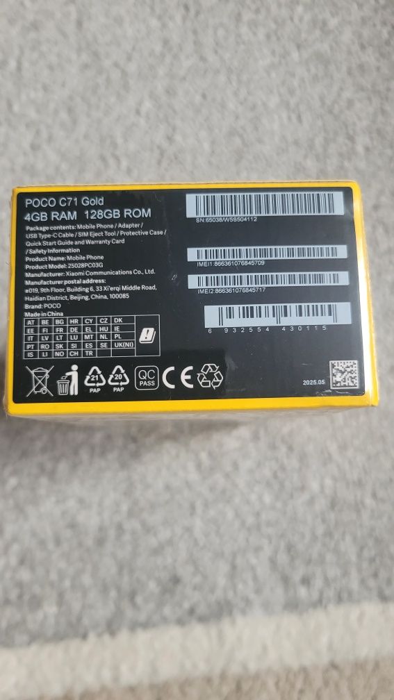 POCO c71 4/128GB.