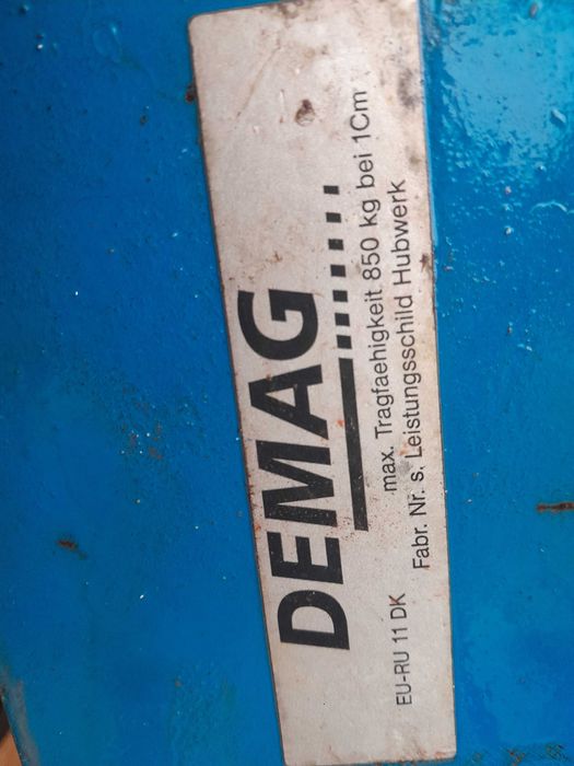 Grua sistema  ponte rolante de mar a Demag