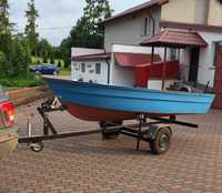 Łódka wędkarska 420 z przyczepką i silnikiem