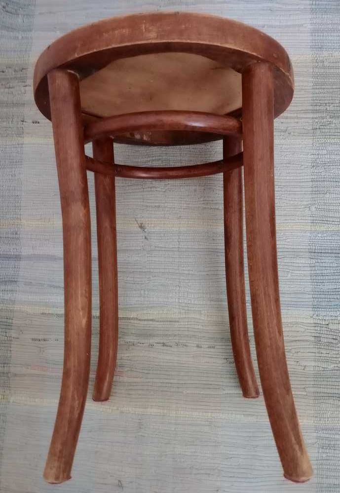 Taboret, stołek w stylu Thonet, vintage