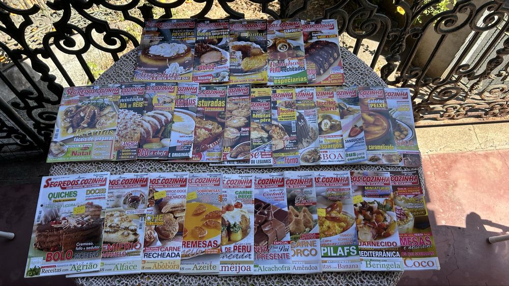 Lote 38 revistas de culinaria - segredos da cozinha & mulher moderna