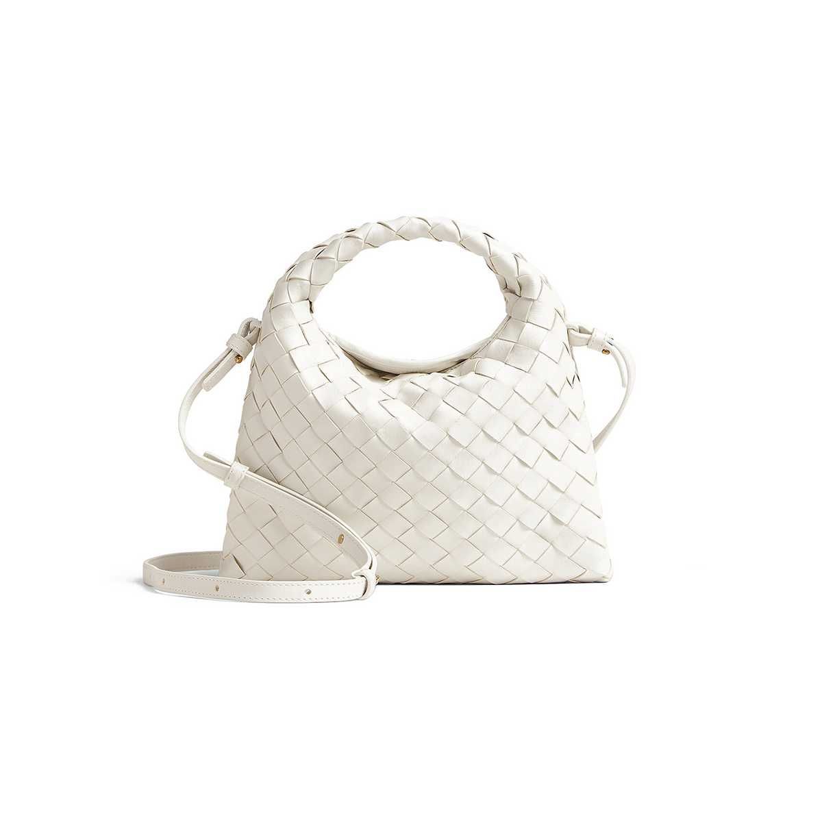 Сумка Bottega Veneta Mini Hop White