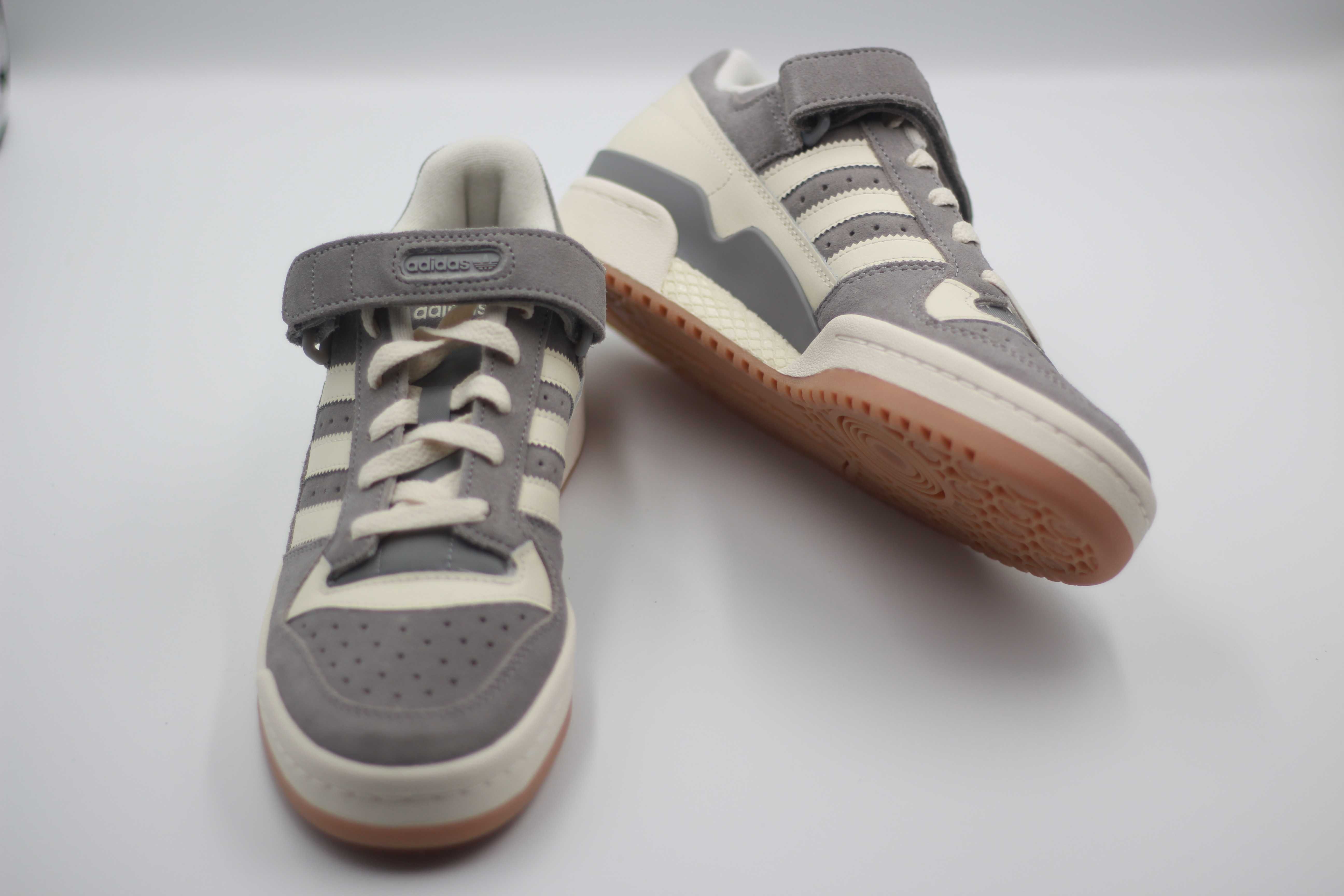 Adidas Forum Low Solid Grey, Cream WHITE & GUM | Оригінал | Нові