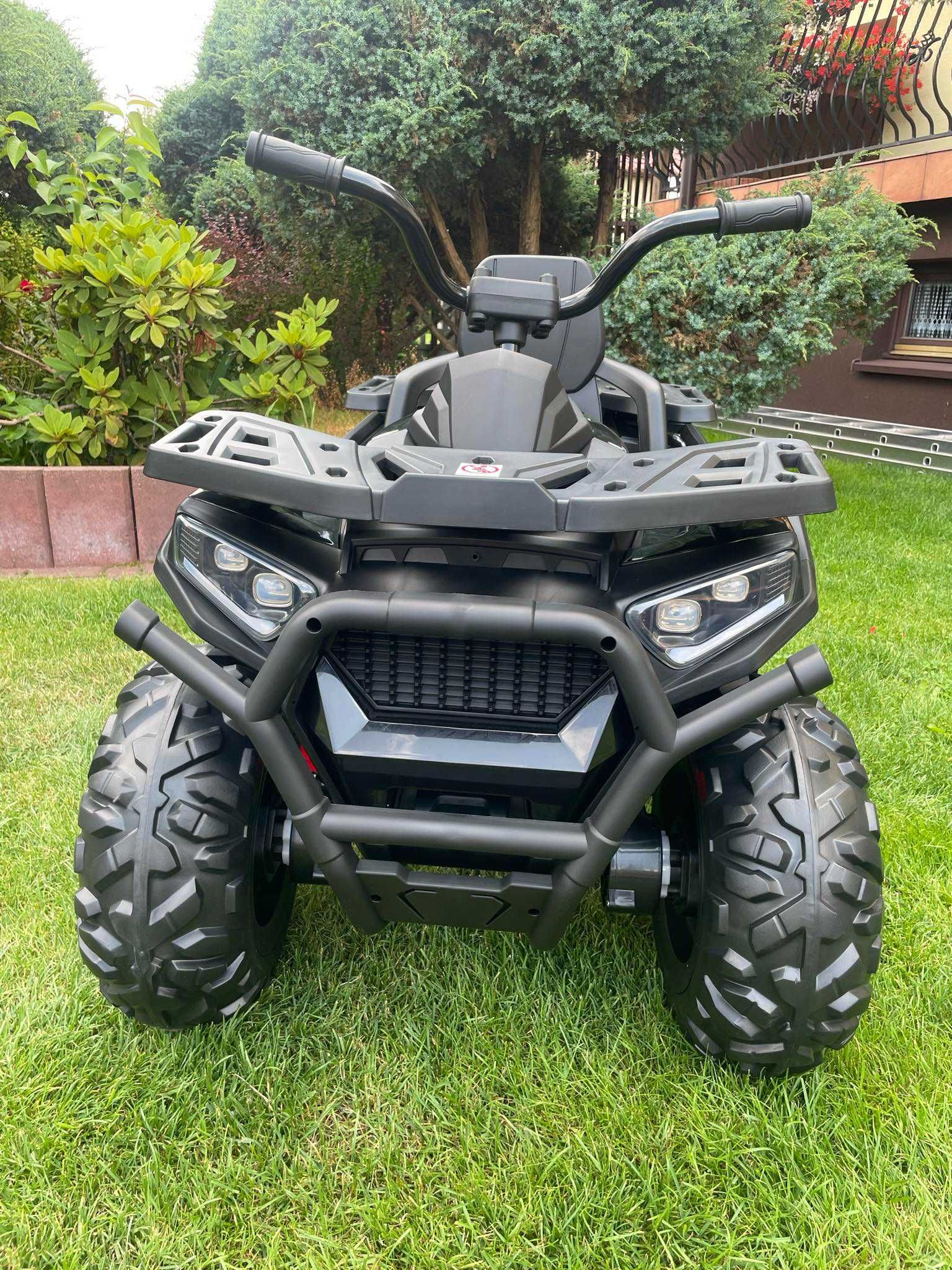 NOWY DUŻY Quad na Akumulator XMX607 4x45 Wat 12V + PILOT + USB + SKÓRA