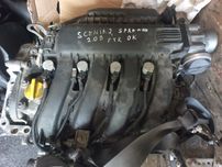 Мотор двигун двигатель  renault scenic 2 03-09 f4k 2.0 16v рено сценик