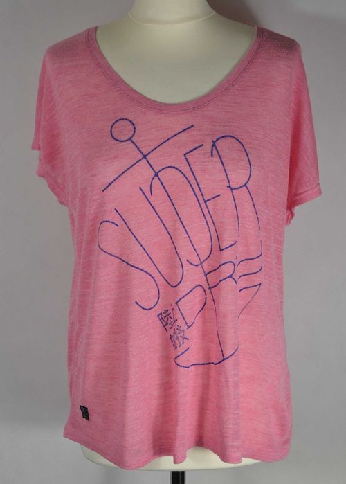 SUPERDRY Real Street Koszulka Damska S Oryginalna Wiskoza Tshirt