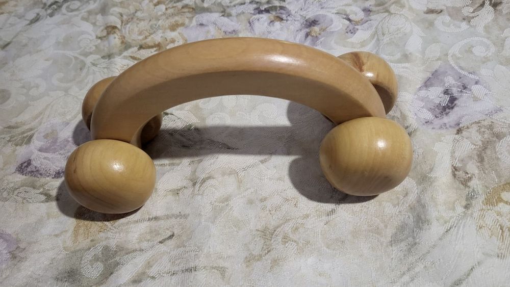 Массажёр ручной, масажер ручний, дерево