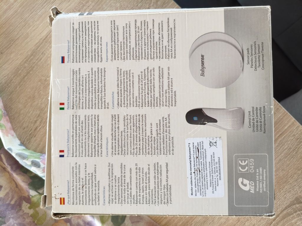 Babysense 5 monitor oddechu
