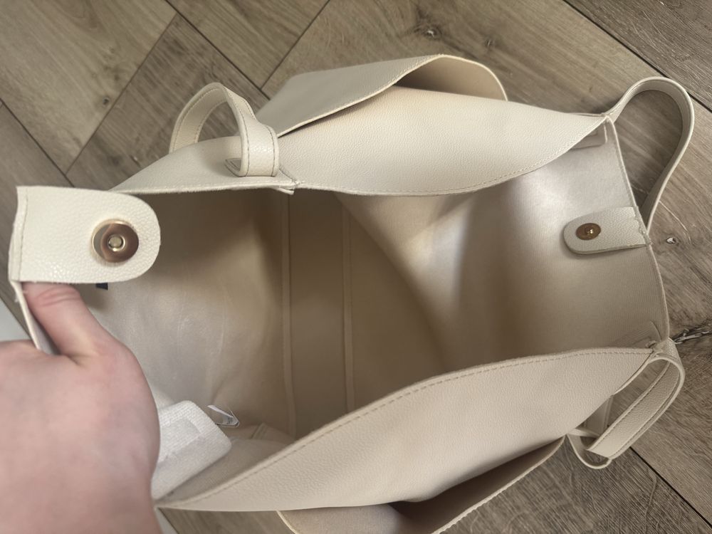 Torebka shopper kremowa Primark