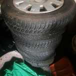 Opony zimowe na stalowkach 15' golf 4/5 VW skoda