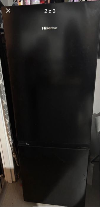 Lodowka hisense 150 cm czarna