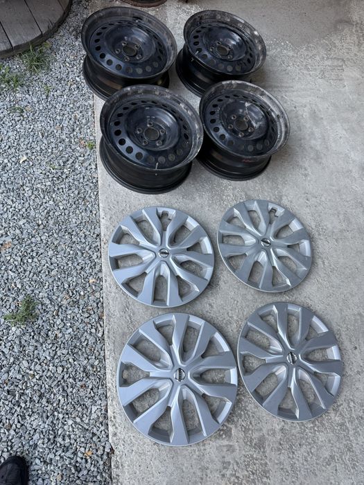 Диски металеві Ніссан Рог, Х-трейл R17 оригінальні металеві та колпаки