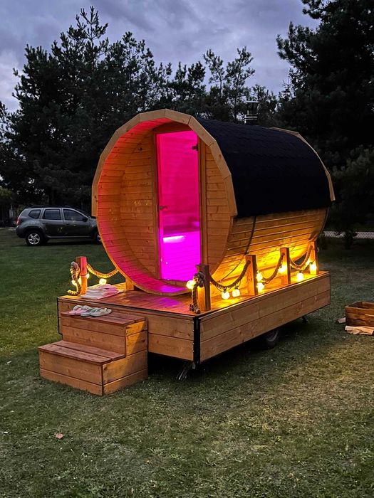 Bania, balia,sauna Jacuzzi mobilne, Basenik do morsowania Wynajem!