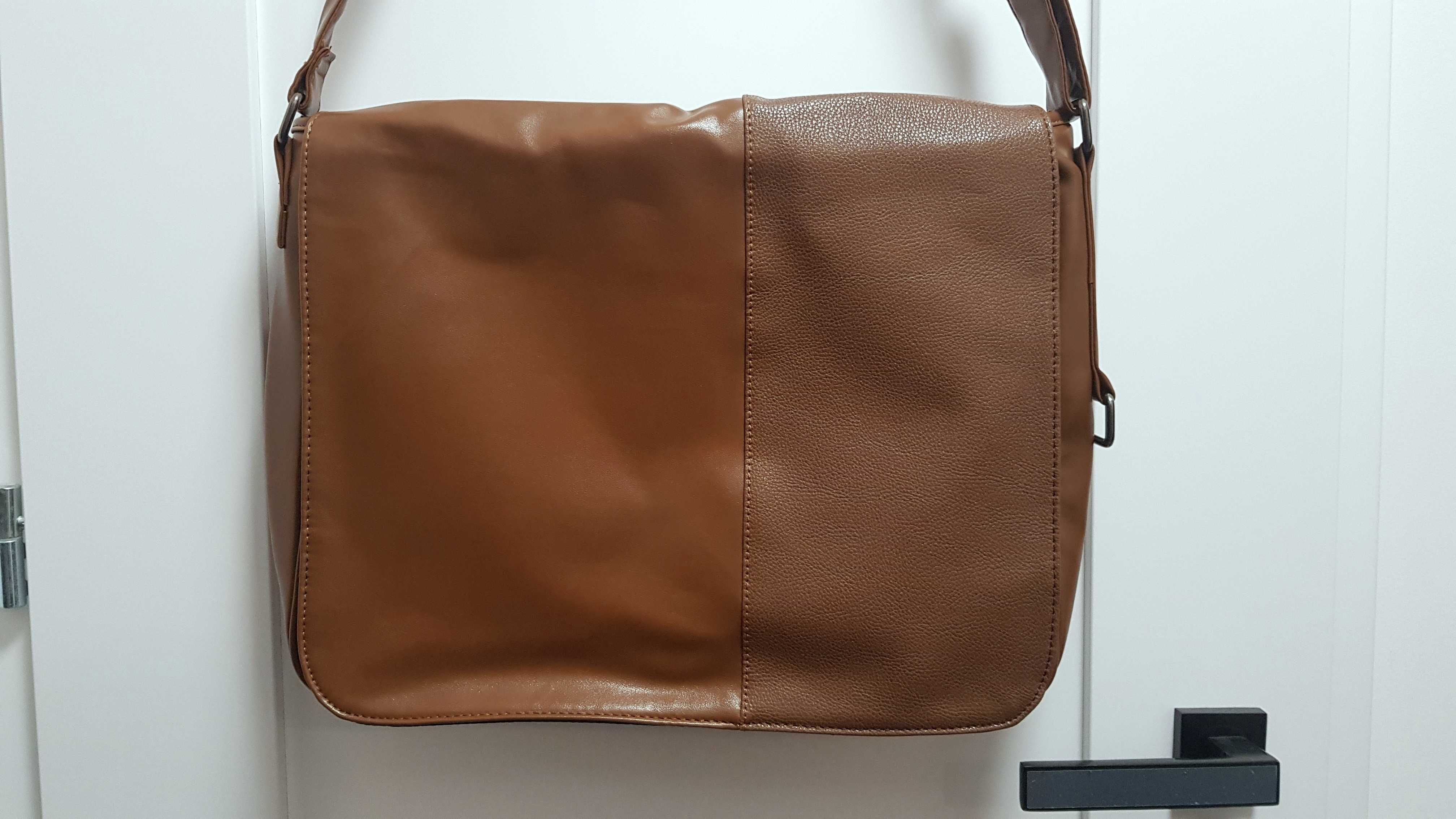 NOWA | torba męska na ramię | CARRY | brązowa | nieużywana | unisex