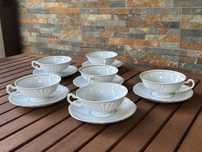 Ćmielów Porcelanowy serwis do kawy herbaty Rococco