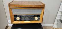 Gramofon stare radio stolik antyk niesprawny ozdoba