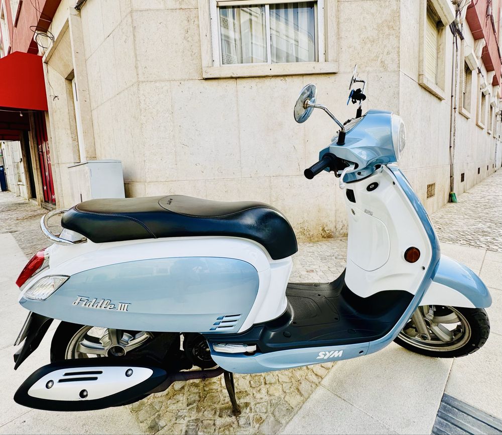 Scooter Sym Fiddle III 125cc 2015 com APENAS 3.290kms reais!!