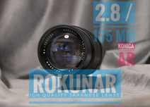 Vintage-Retro obiektyw ROKUNAR 2.8/135mm. Mocowanie Konica AR