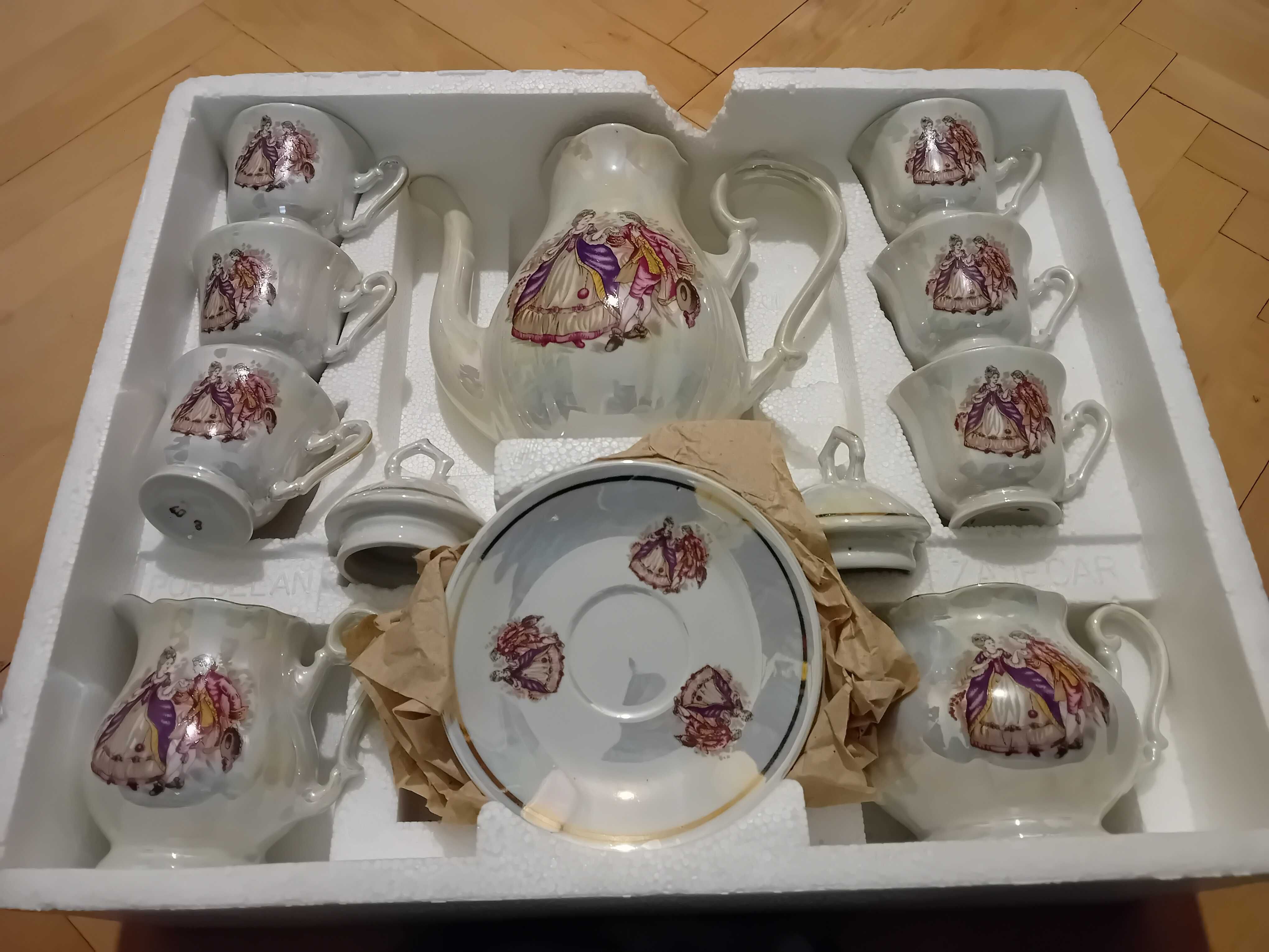 Посуд, Serviz za crnu kafu, Югославія,  Bohemia Crystal, Чехословакія.