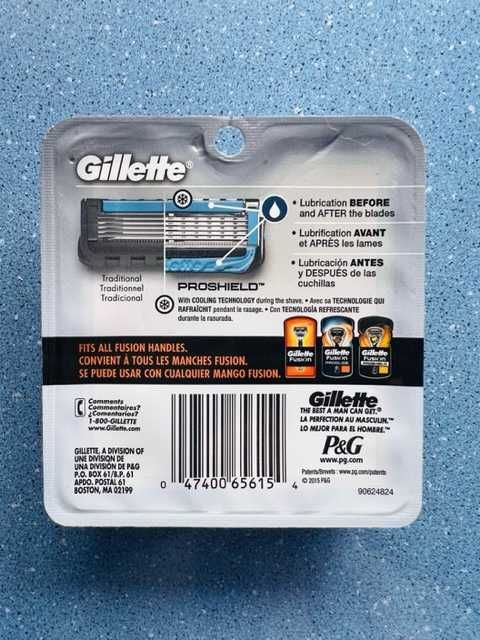 Gillette Fusion Proshield Chill картриджі
