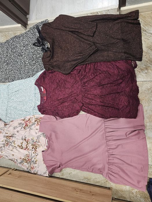 Duży zestaw paka ubrań damskich komplet sukienek M L 38 40 15 sztuk