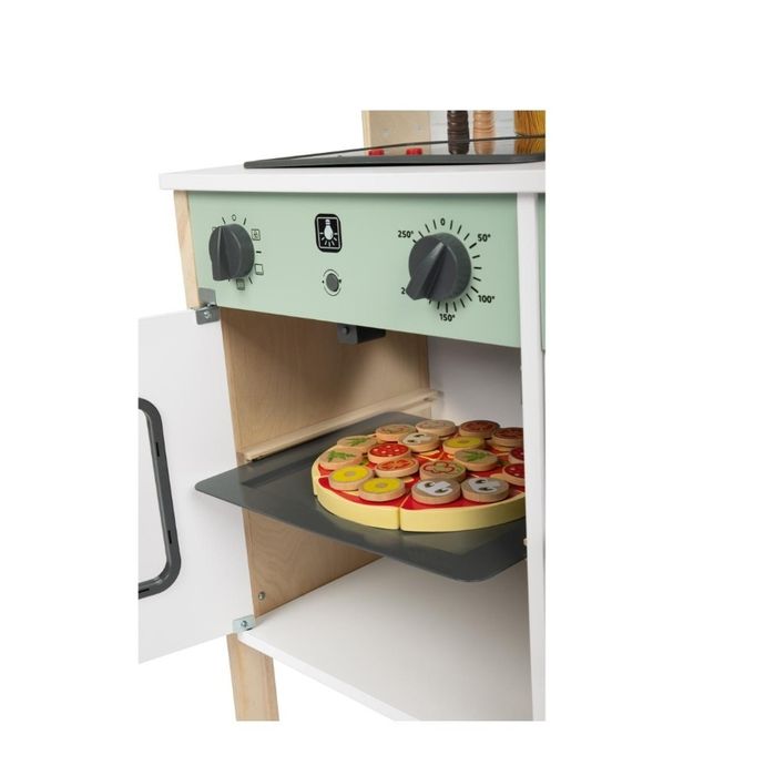 Дитяча дерев'яна кухня PLAYTIVE, з багатим набором аксесуарів.
