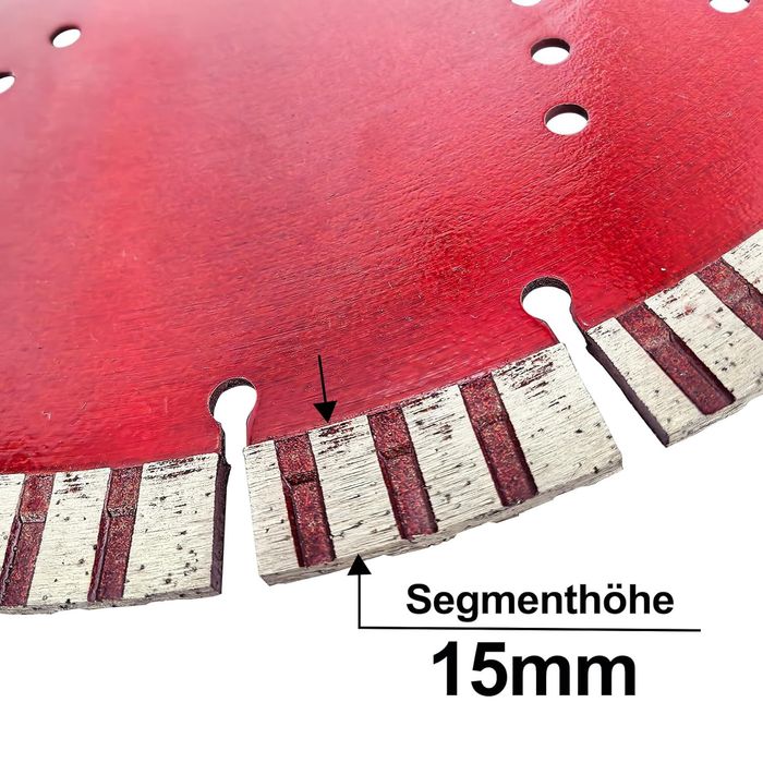 GVHAKG Diamentowa tarcza 350 mm, 15 mm (350 x 25,4 mm)