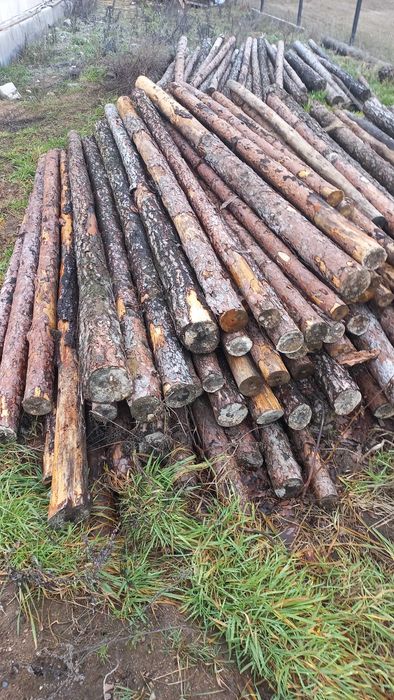 Drewniane stemple budowlane - używane