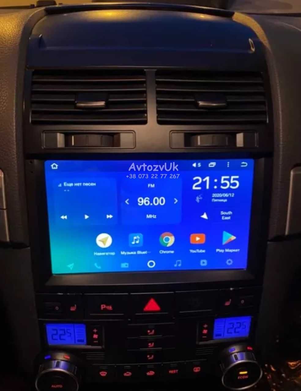 Магнитола TOUAREG Volkswagen VW GPS TV Тоурег 2 дин CarPlay Android 13