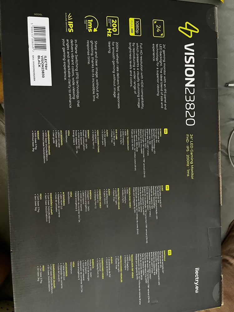 Monitor ilectry 24 polegadas 200hz