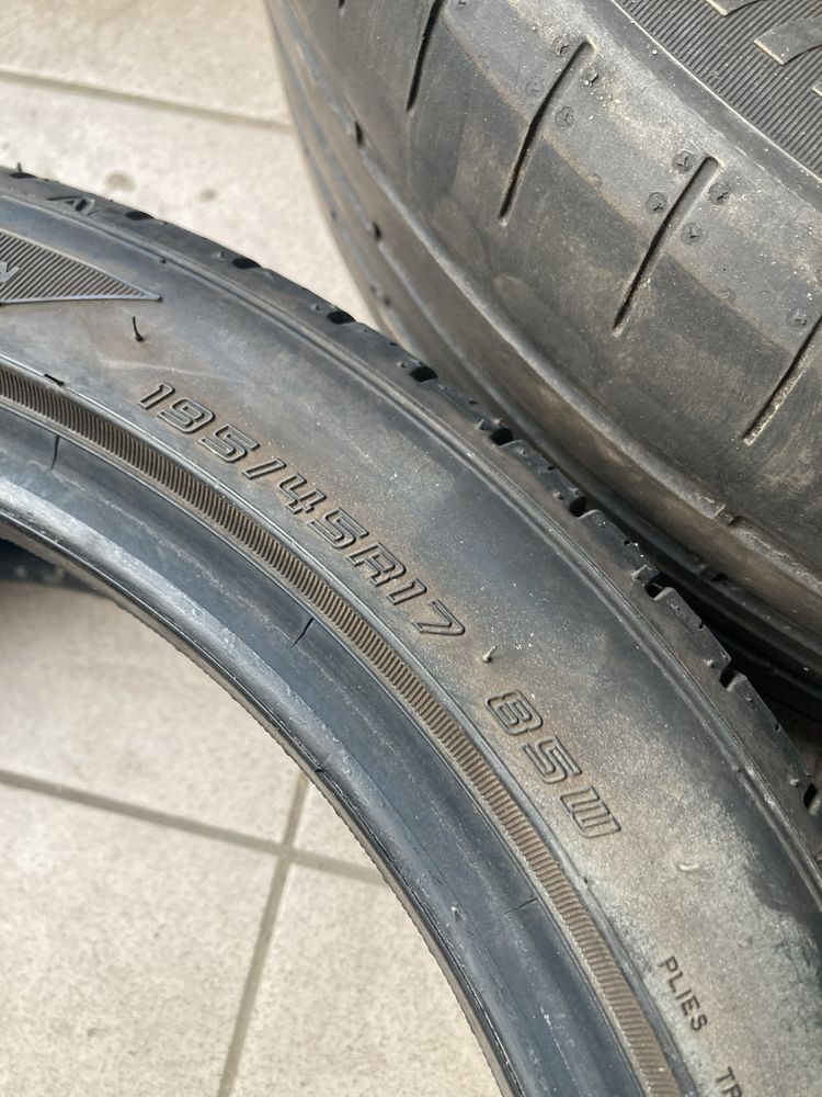 2x falken 195/45 r17