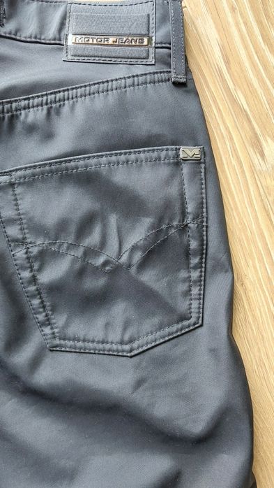 Spodnie, softshell, na wzór motocyklowych-Motor jeans