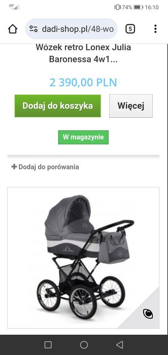 Wózek retro w 3w1